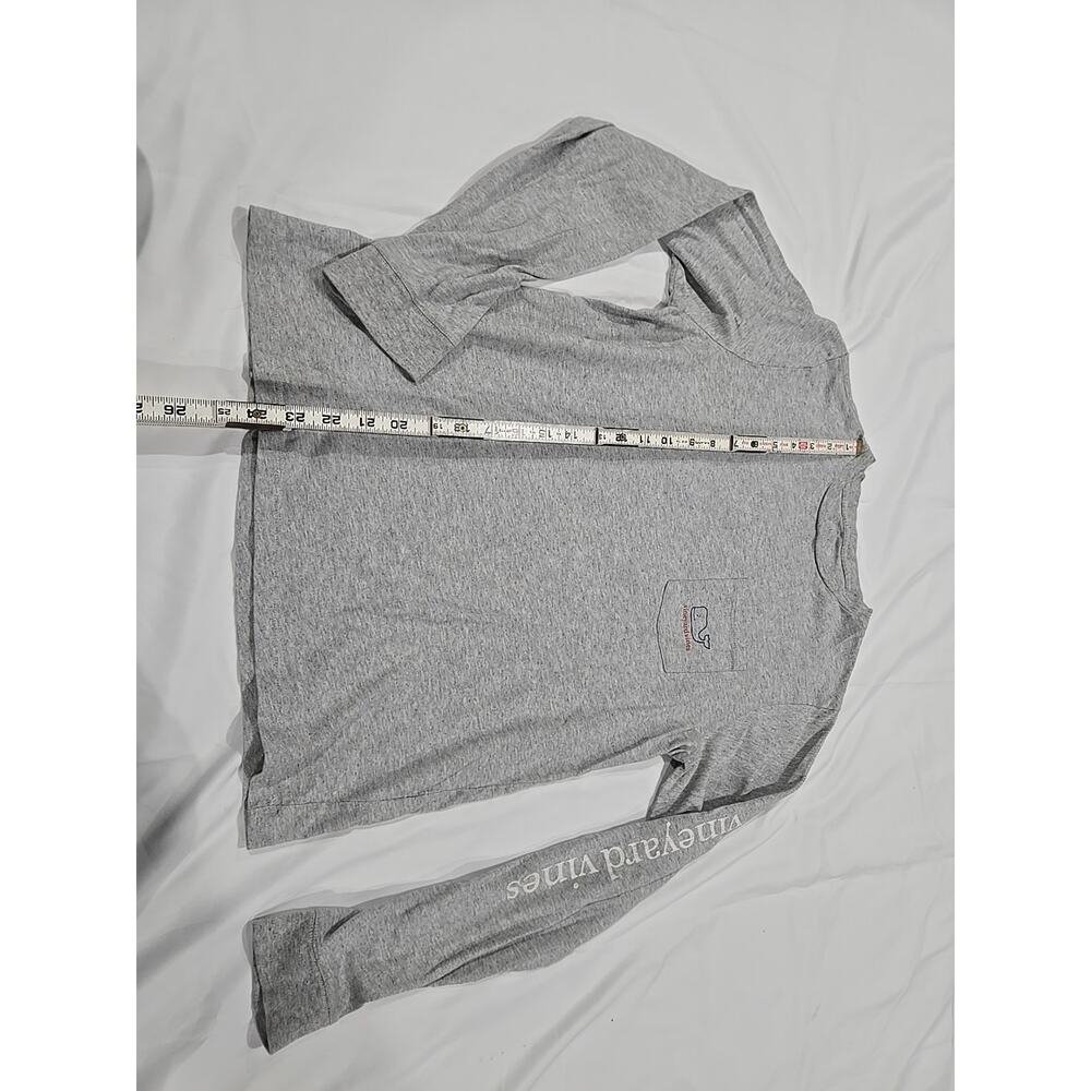 Vineyard Vines Youth Long Sleeve T shirt XL Gray